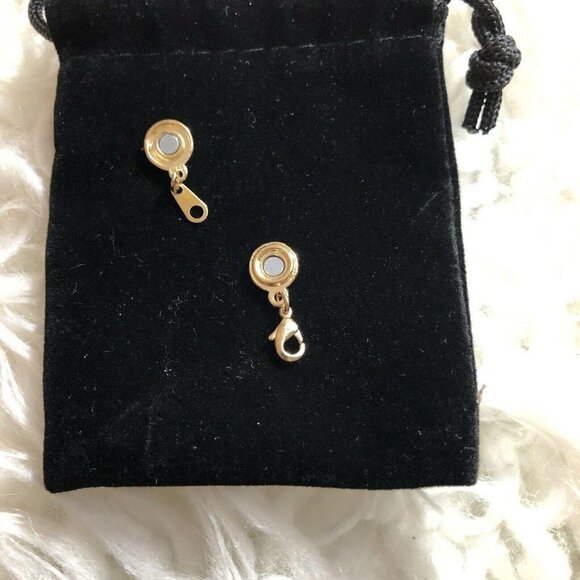 NEW Metal Jewelry Clasp Extender Set of (4) Pewter Yellow Gold Rose Gold Black - Picture 8 of 8